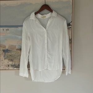 White Button-Up Blouse